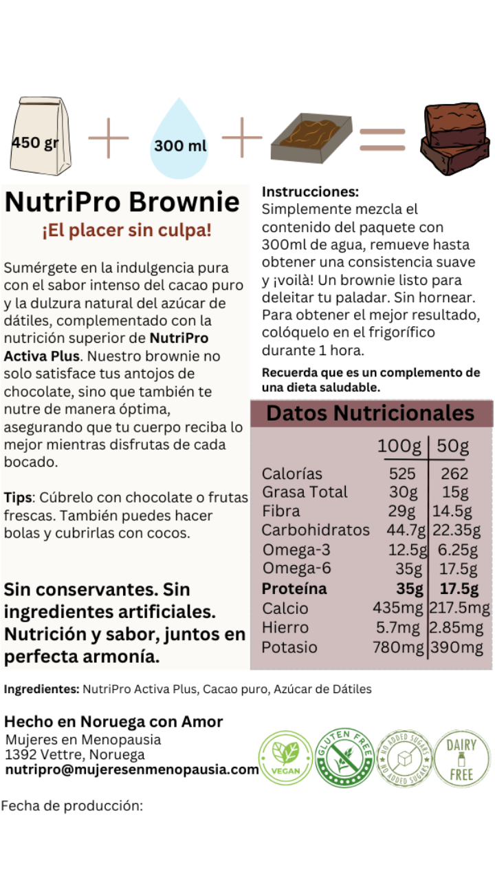 NutriPro Brownie - 450gr
